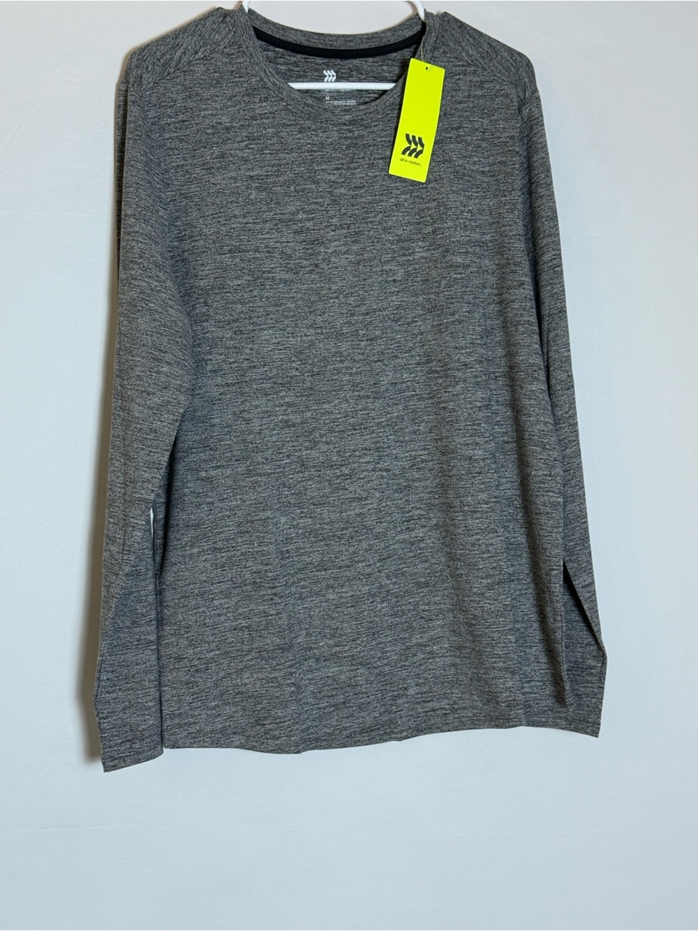 all in motion Women's Long Sleeve Crewneck Tee in Heather Gray
